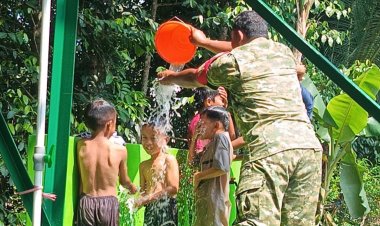 Program TNI AD Manunggal Air Rampung 100 Persen, Korem 064/MY Melalui Kodim 0602/Serang Hadirkan Air Bersih